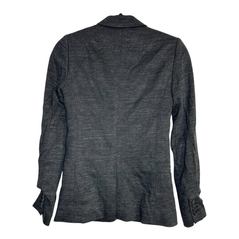 J Crew Collection Single Button Blazer Charcoal G… - image 2